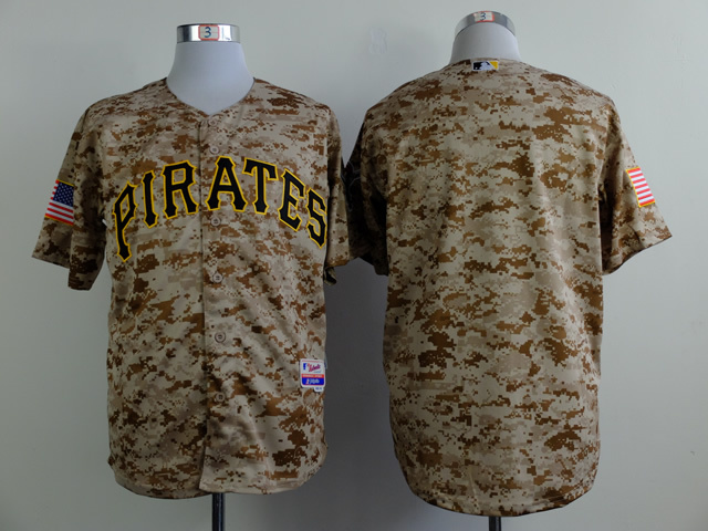 Men Pittsburgh Pirates Blank Camo MLB Jerseys->pittsburgh pirates->MLB Jersey
